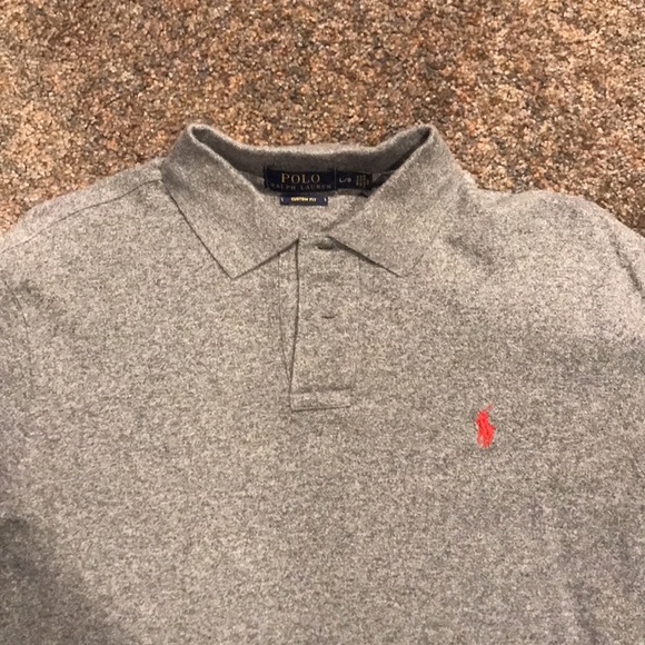 grey ralph polo